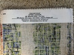 Vintage Waverly Decorative Fabrics Store Fabric Sales Sample Mod MCM Grannycore