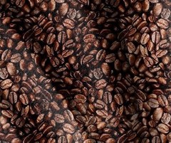 Espresso Yourself The Perfect Bean Brown DCX12055 100% Cotton Fabric By half yd