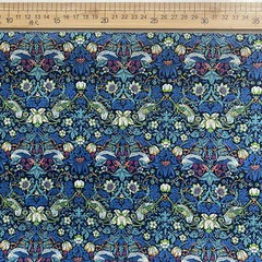 William Morris Strawberry Thief Painted Cotton Fabric for Sewing DIY BTHY 57″