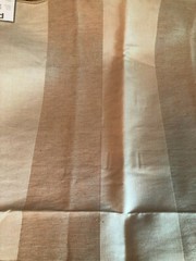 AST A. Sommer Textiles Natural Stripe 34 x 26″ Linen Blend Fabric Sample