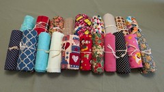 New Fabric Variety Box. 20+ Yards Assorted Cotton Fabric Pieces. No Scraps R182