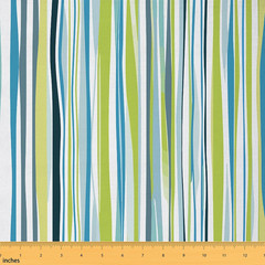 Feelyou Stripes Fabric By The Yard Natural Geometric Waves Ripple Upholstery