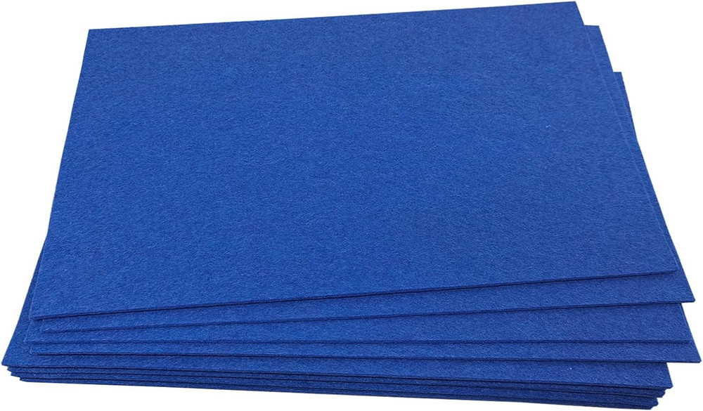 Stiff Craft Felt Sheets, 2mm Thick Felt Fabric for Crafts, 12pcs 7 x 11.3 inch C