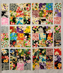70Pcs Precut 8” Square 100% Cotton Fabric Beautiful Hawaiian Print For Quilting