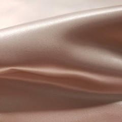 Heavy Blush Pink Bridal Duchess Satin Fabric 58″ By The Yard Poly Satin
