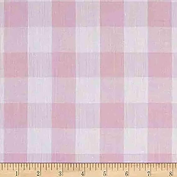 60″ Poly-Cotton 1″ Gingham Check x 3 Yd Craft Cut