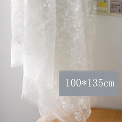 1m Organza Lace Mesh Fabric Furniture Cover Dressmaking Tablecloth Curtain