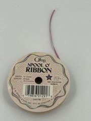 Offray Spool O’ Ribbon 1/8″ Mauve Pink 10 Yards 100% Polyester Trim Craft USA