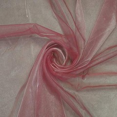 Dusty Pink Organza Fabric, 10 Yards Continuous, 45” Wide, Wedding Party Decor…