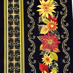 Autumn Splendor Garland Maria Kalinowski Kanvas Studio Fabric Benartex 1 Yard
