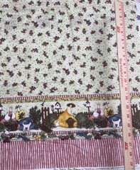 Berry Patch Green Red Yellow Garden Theme Cotton Fabric Nancy Halverson BTHY #51