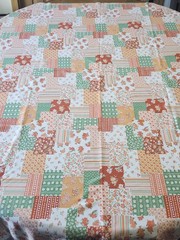 2 Piece VTG Unused Poly Floral Patchwork Print Material Stretch Lots Of Goodness