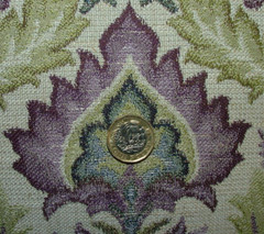 Arts And Crafts Grape Woven Jacquard Fabric Curtain Upholstery Cushion Multi Use