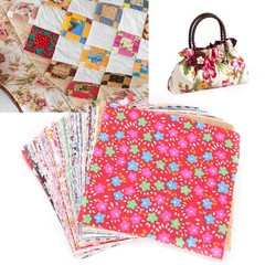 100PCs Square Patchwork Cotton Assorted DIY Sewing Patterns