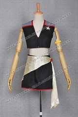 Mirror Costume for Star Trek Mirror Cosplay Top Skirt Sash Outfit Girls Uniform