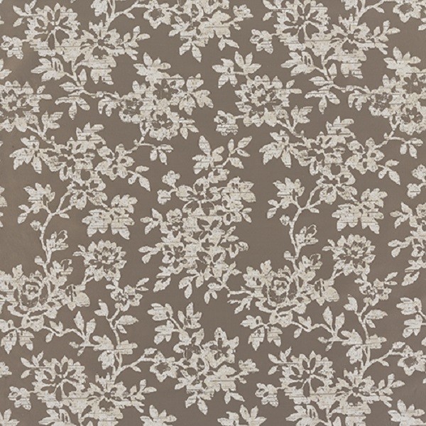 Knoll Magnolia Howl Taupe Floral Upholstery Fabric Free Ship! BTY SF1293