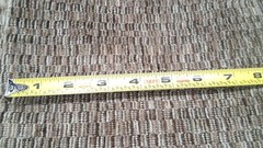 Chenille Upholstery Fabric Remnant 56″x110″ Cotton/Poly Blend Green/Tan Brown