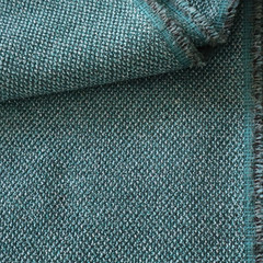 Vtg MCM Knoll Textiles Upholstery Fabric “LIttle Devil” Azure Blue 4.5 yds