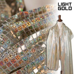 Iridescence Shining Reflective Magic Rainbow Fabric Clothing Craft 17.7*37.4in