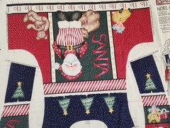 Vintage Daisy Kingdom 1997 Noel Santa Vest Panel Christmas Adult Cut & Sew S M L