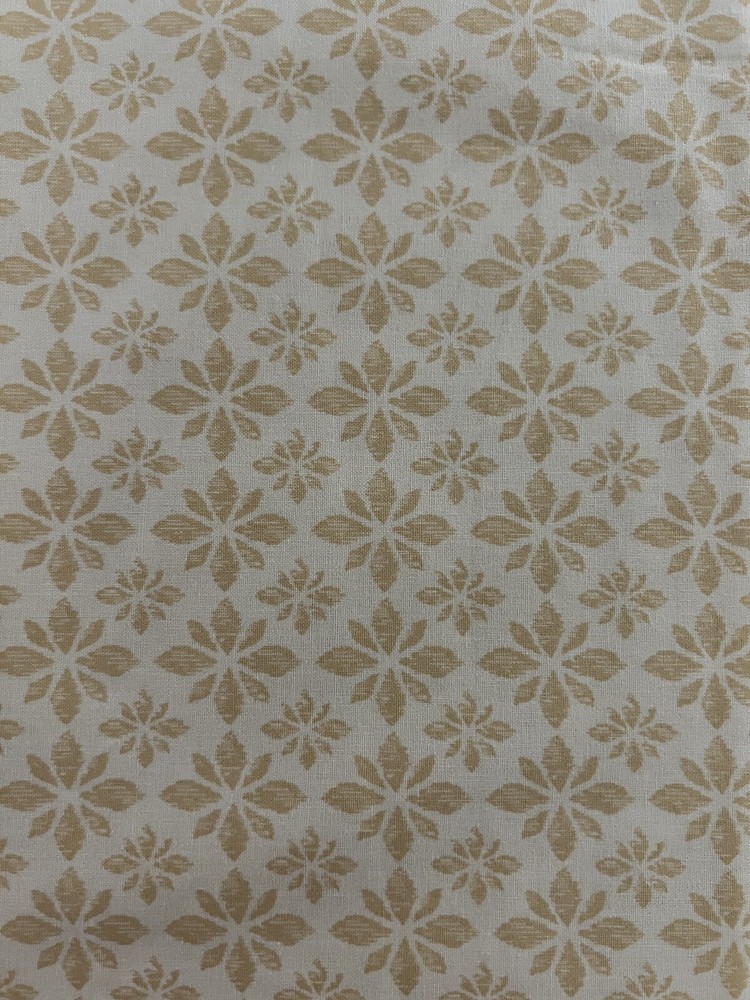 Blank Quilting (2013) Cream Snowflake Winter Vintage Fabric -BY THE HALF YARD