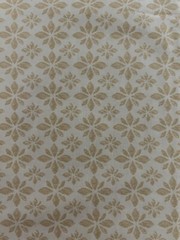 Blank Quilting (2013) Cream Snowflake Winter Vintage Fabric -BY THE HALF YARD
