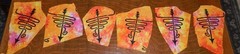 Lot of 28 African Fabric Pieces – Purchased in Tanzania – 6 Designs – Glorious!