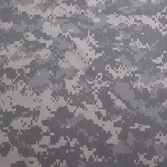 Gray UCP ACU Digital Camouflage Poly Cotton Fabric 58″ Broadcloth By The Yard
