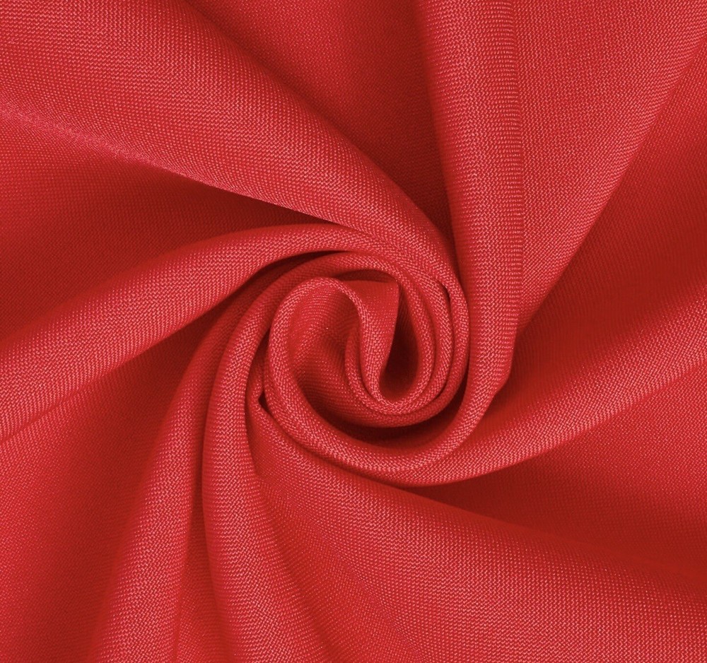 RED poplin fabric 60” Width Sold By The Yard