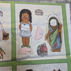 Paper Dolls 8 Characters By Sibling Arts Studio For Newcastle Fabric