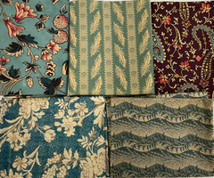 FAT QUARTER BUNDLE OF 5 – FQ1527, 18″x21″