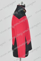 Uniform for Star Trek The Next Generation TNG Cosplay Command Costume Red Jacket