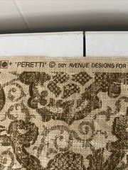 5th Avenue Designs Covington Peretti Screen Print Upholstery 1.5 Yds Remnant