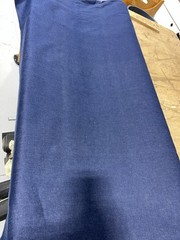 Indigo Blue Denim 100% Cotton Canvas 10 oz Fabric 66” Wide Premium – by yard
