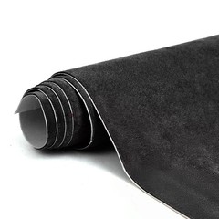 17×70 Inch Premium Black Suede Fabric Wrap – Self-Adhesive Stretchable Interior