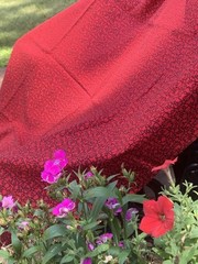 Fabric Scarlet Night Marcus Brothers 1 1/2 Yards by 43” Cotton Easy Care