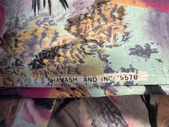 Vintage Shamash & Sons # 5578 Fabric Multi-Colored Native American Design