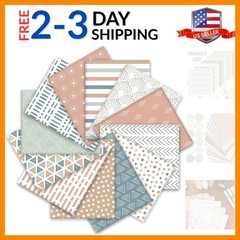 Pastel Boho Fat Quarters – 12 Unique Cotton Fabric Bundles for Sewing & Quilting