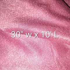 Pink Sheer Shimmer Fabric – Sewing, Crafts, Decor Material 30″W x 10’L