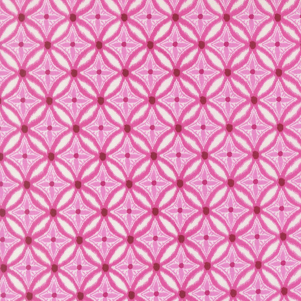 MODA – Reef by Kate Spain – Medallion Blenders – Magenta 1/4yd