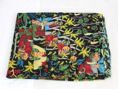 NO TARRIF CHARGES 100%✅ZK_325 Sanganeri Hand Printed 100%Cotton 1 Yard Fabric