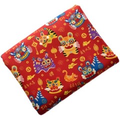 Cartoon Tiger Fabric Animal Pattern DIY Chinese New Year Cloth Sewing By Meter