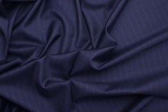 Reda 1865 premium Italian wool suiting fabric 150’s classic navy striped 3.4 m
