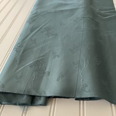 SILK pastel green, FABRIC 6 Yards x 22 Inches Wide or 216 Inches x 22 Wide