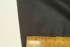 2.8 yds Luxury Fine WOOL Cashmere FABRIC Flannel 9 oz SUITING Charcoal 102″ BTP