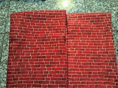 11 1/2 YDS LOT VTG 90’S COTTON FABRICS! SCHOOL, LIGHTHOUSES, CHEFS AND BRICKS!