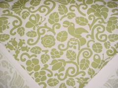 11-1/8Y Lee Jofa Groundworks GWF-2744 Parrots Apple Upholstery Fabric