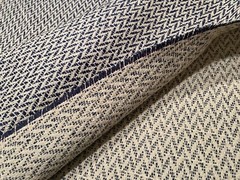 1.25 yards KRAVET DESIGN 36418.50 Chevron Navy Performance Crypton Home Fabric