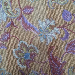 Robert Allen Bromsgrove Dresden Blue Jacobean Jacquard Upholstery Fabric OOP BTY