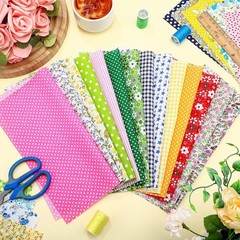 Prebound 1500 Pcs 4 x 4 Inches Cotton Fabric Squares Pre-Cut Quilt Squares